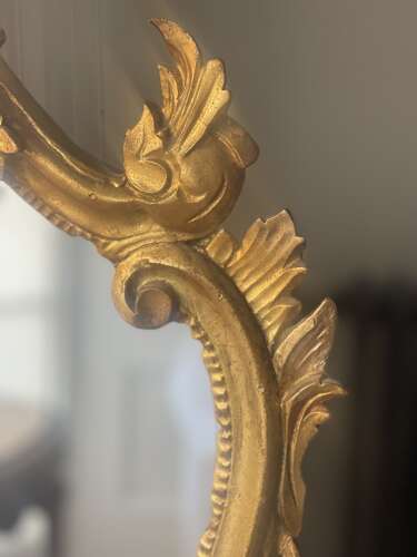 Vintage gilt Italian mirror