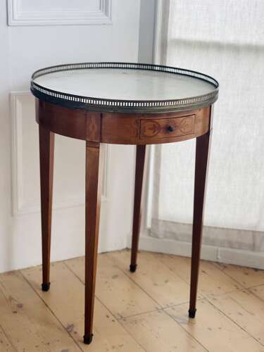 Antique French marble occasional table