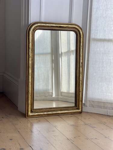 Antique French gilt mirror