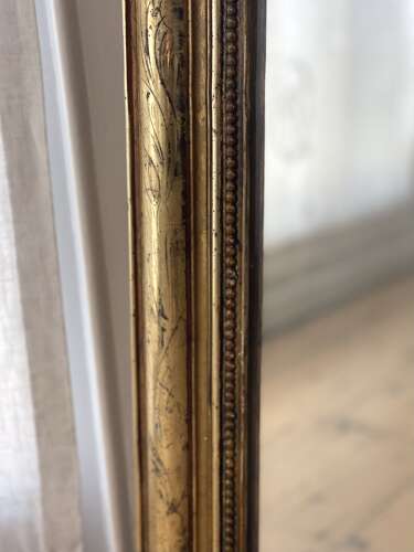 Antique French gilt mirror