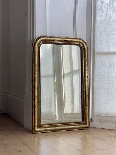 Antique French gilt mirror