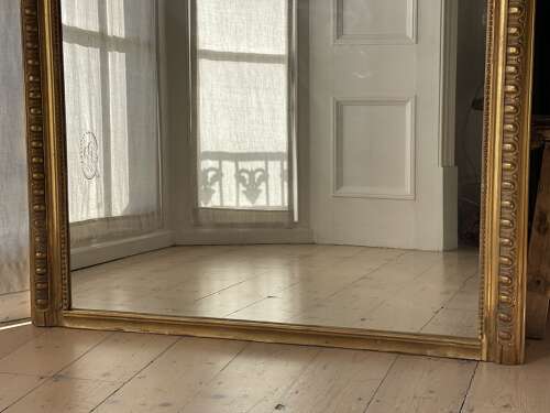 Antique French gilt Louis Philippe mirror