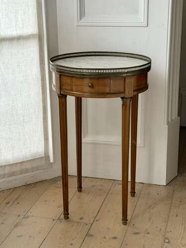Antique French marble occasional table