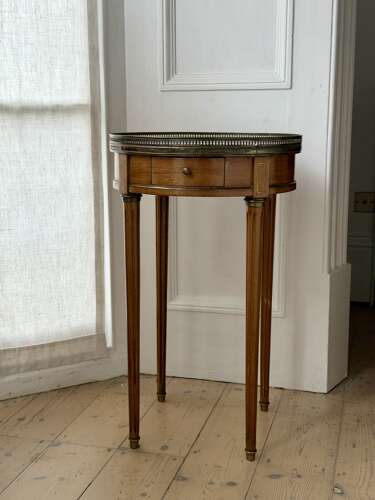 Antique French marble occasional table