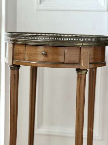 Antique French marble occasional table