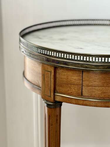 Antique French marble occasional table