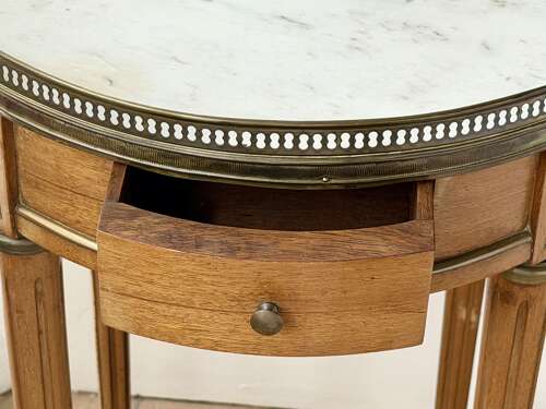 Antique French marble occasional table