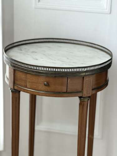 Antique French marble occasional table