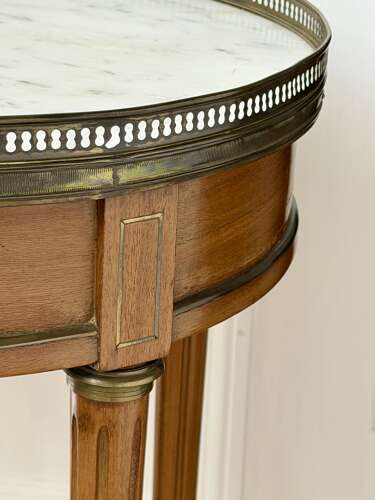 Antique French marble occasional table