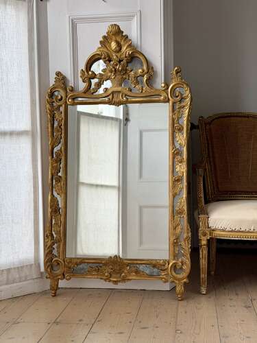 19th century French giltwood mirror