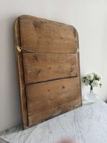 Antique French gilt Louis Philippe mirror c1800.