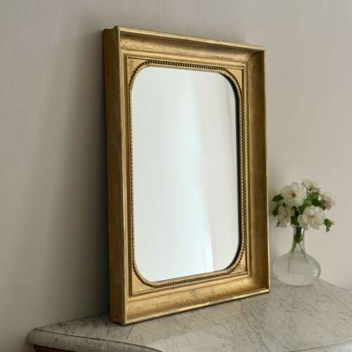 Antique French gilt mirror