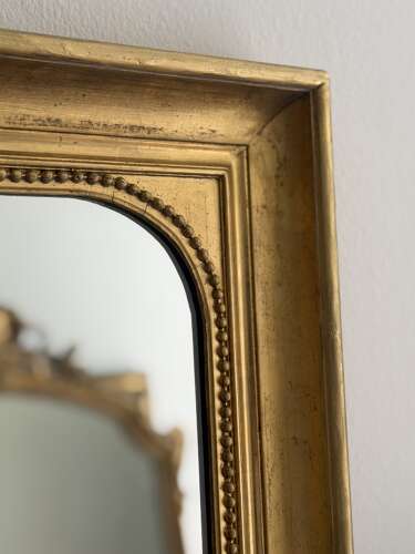 Antique French gilt mirror
