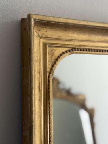 Antique French gilt mirror
