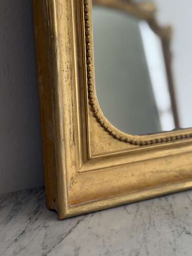 Antique French gilt mirror