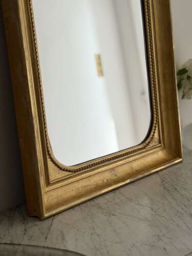 Antique French gilt mirror