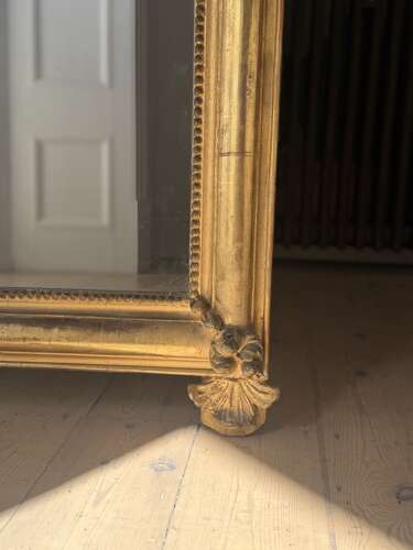 18th century French gilt mirror - mercury glass