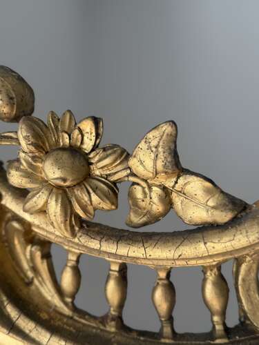 18th century French gilt mirror - mercury glass