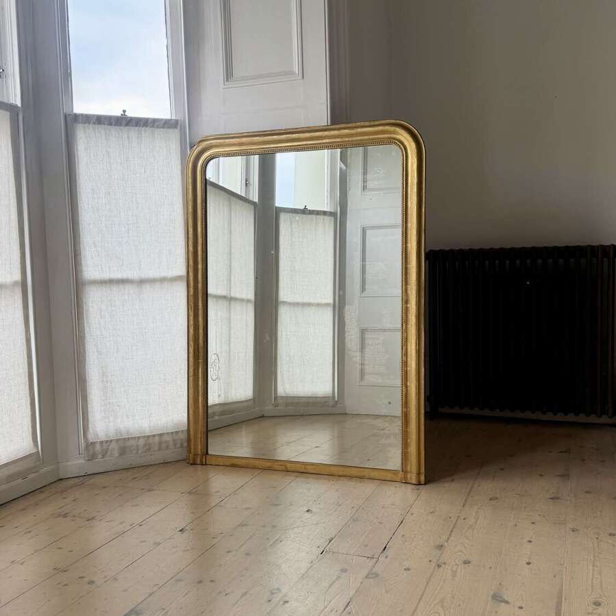 Antique French gilt Louis Philippe mirror
