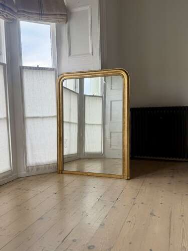 Antique French gilt Louis Philippe mirror