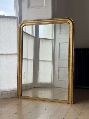 Antique French gilt Louis Philippe mirror