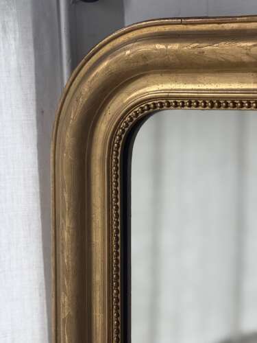 Antique French gilt Louis Philippe mirror
