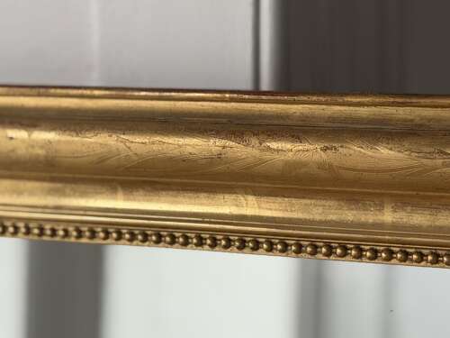Antique French gilt Louis Philippe mirror