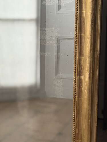 Antique French gilt Louis Philippe mirror